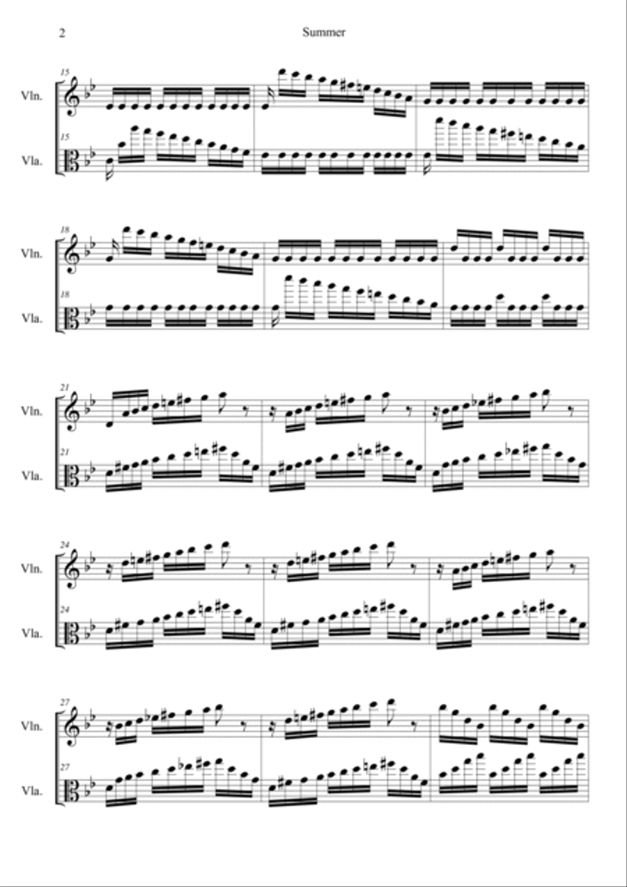 The Four Seasons: Summer 3rd Movement 