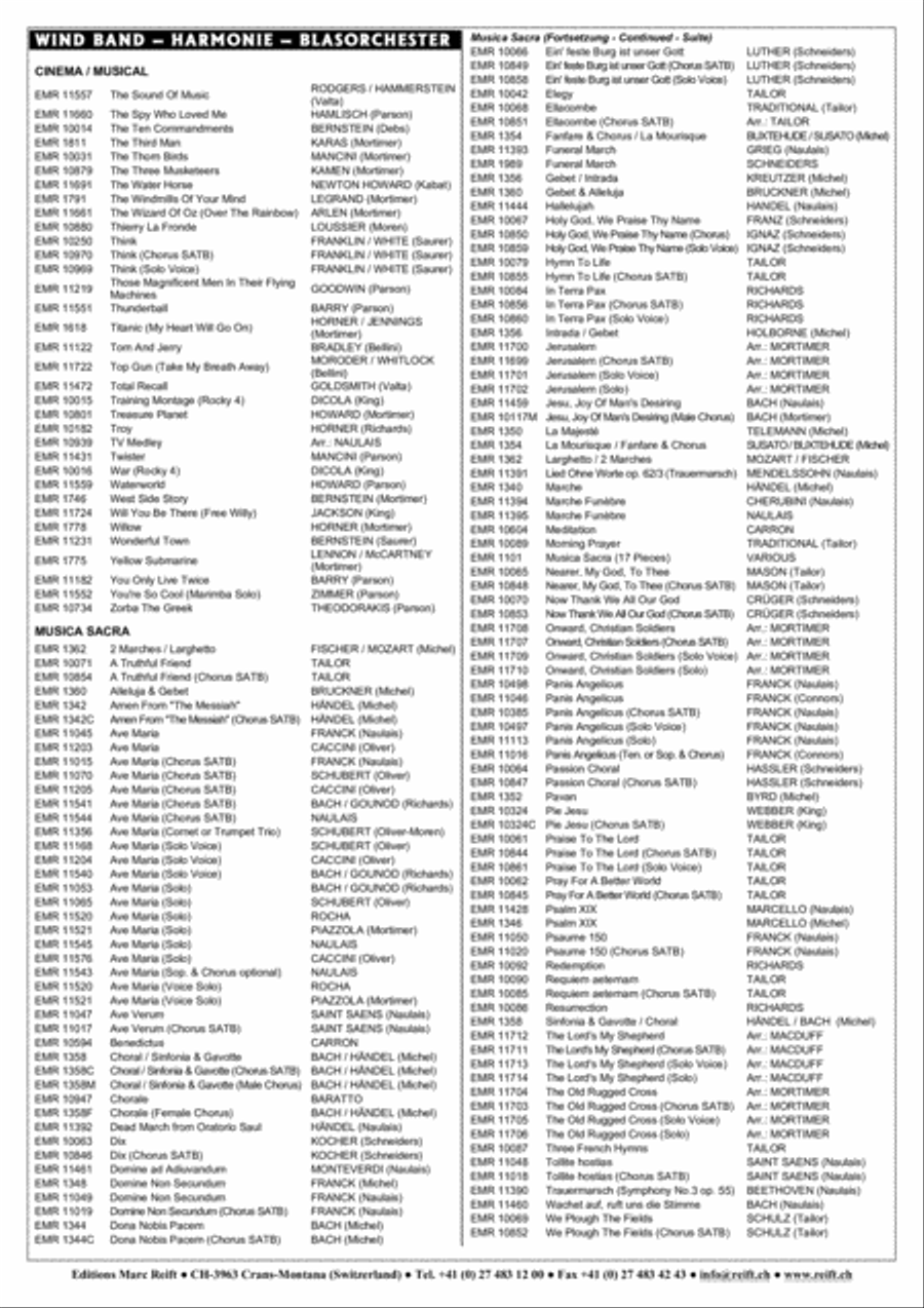 How Great Thou Art Concert Band scores gallery preview page 10