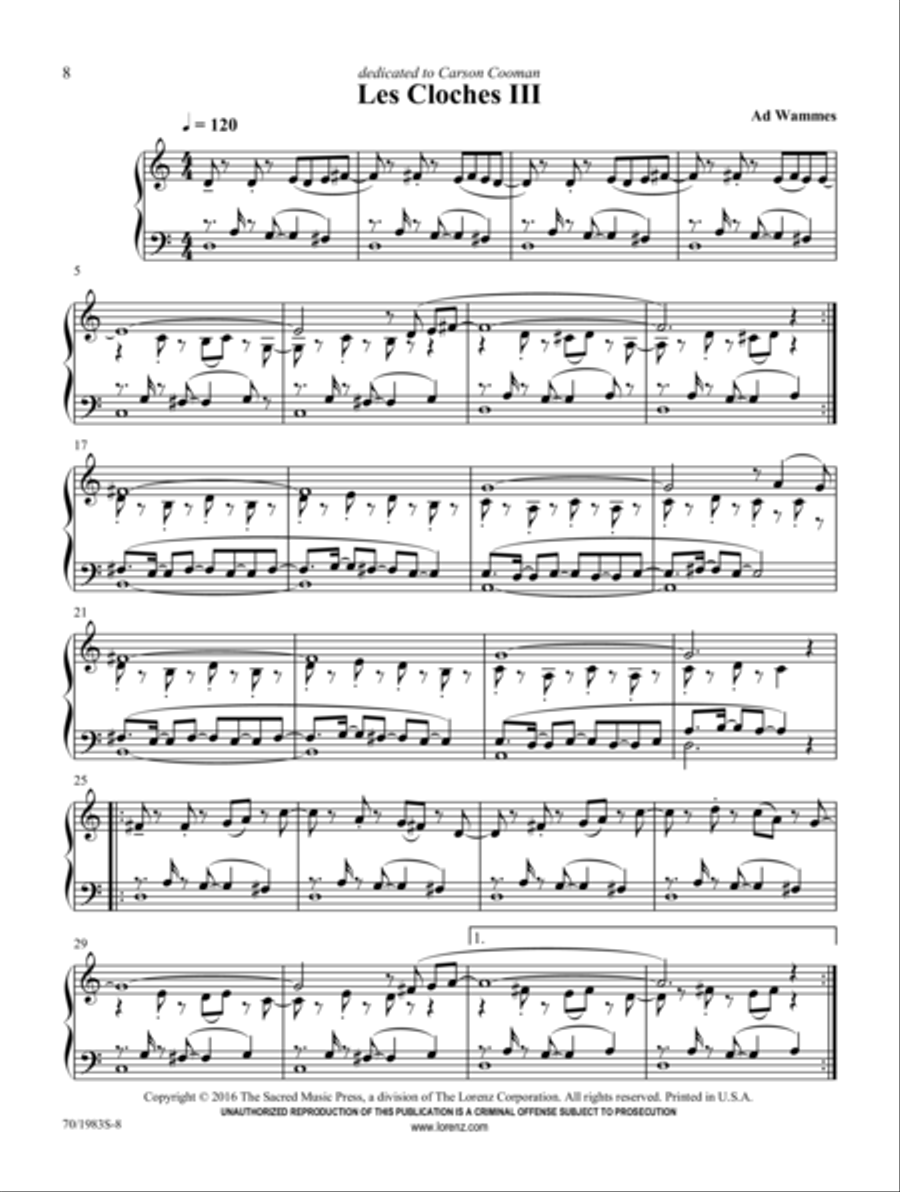 Triptych Triptych Organ Solo scores gallery preview page 5