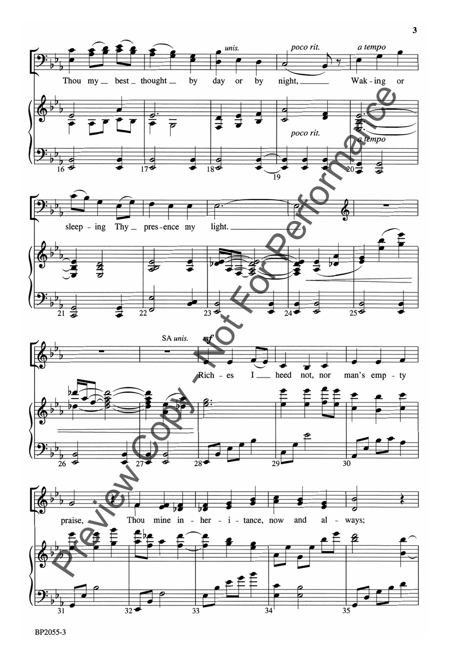 Be Thou My Vision - Courtney 4-Part scores gallery preview page 4