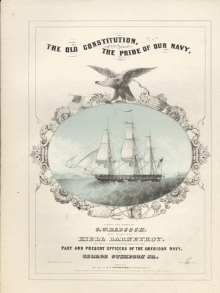 Book cover for The Old Constitution, The Pride of Our Navy. A Song