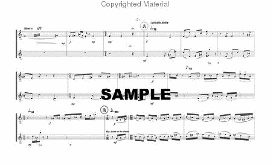 Caught'ya Caccia, Caged Waltz Percussion Ensemble scores gallery preview page 3