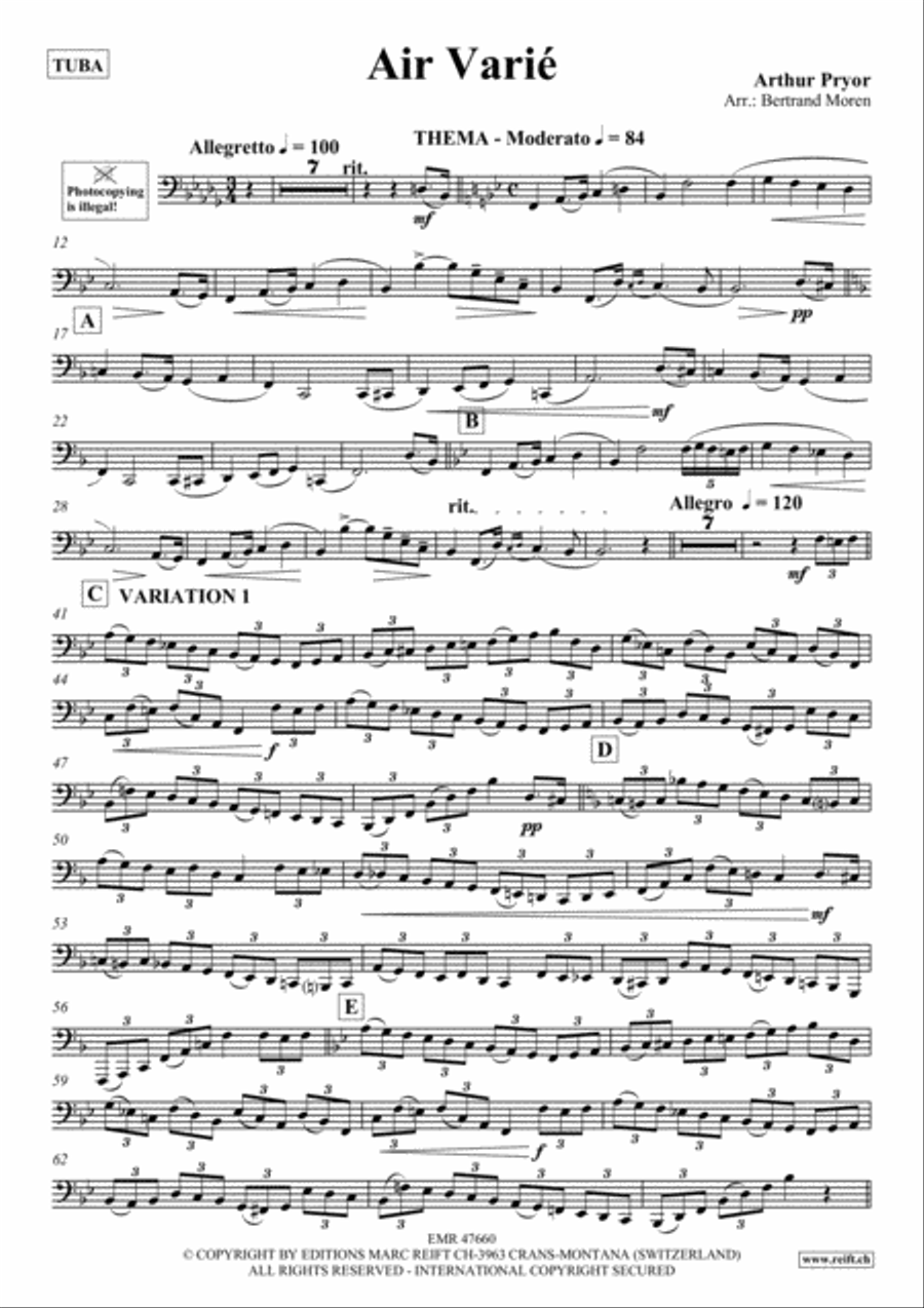 Air Varie Air Varie Tuba scores gallery preview page 2