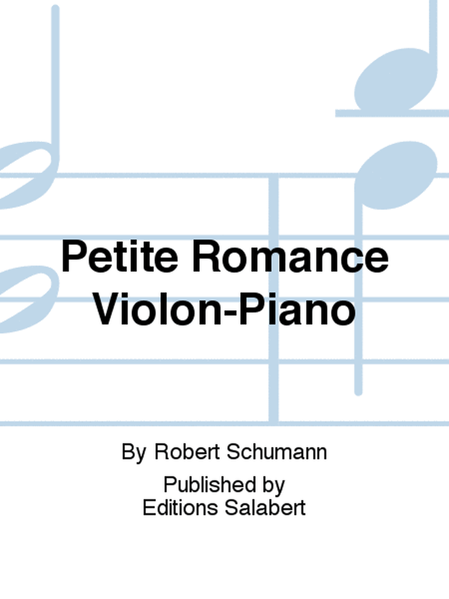 Petite Romance Violon-Piano