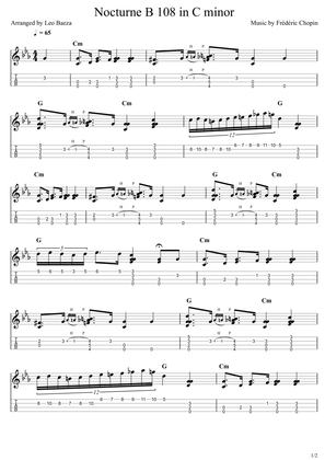 Nocturne B 108 in C minor