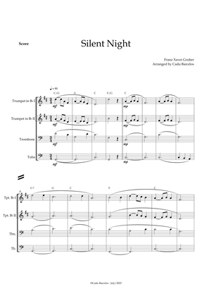 Silent night (Brass Quartet) chords