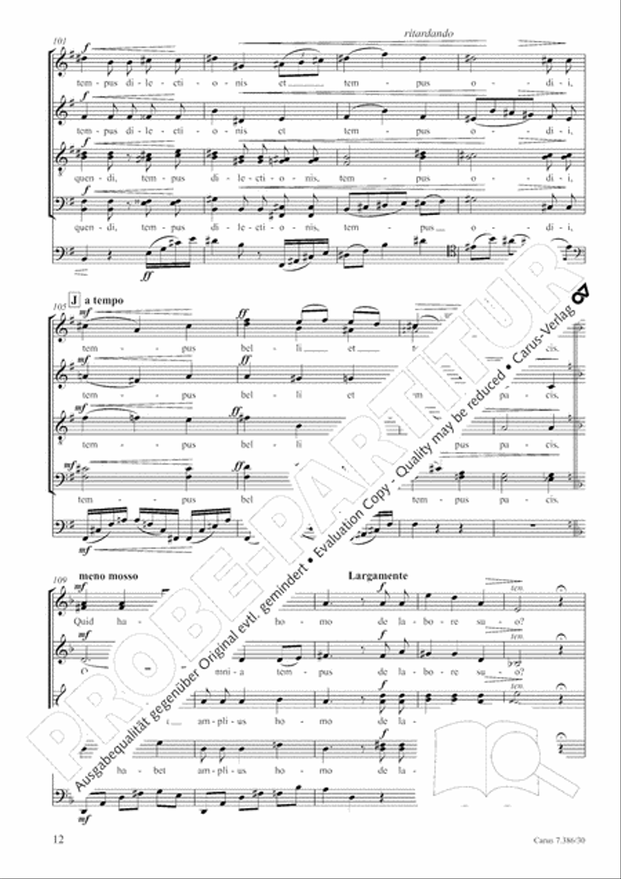 Omnia tempus habent Omnia tempus habent Divisi scores gallery preview page 12