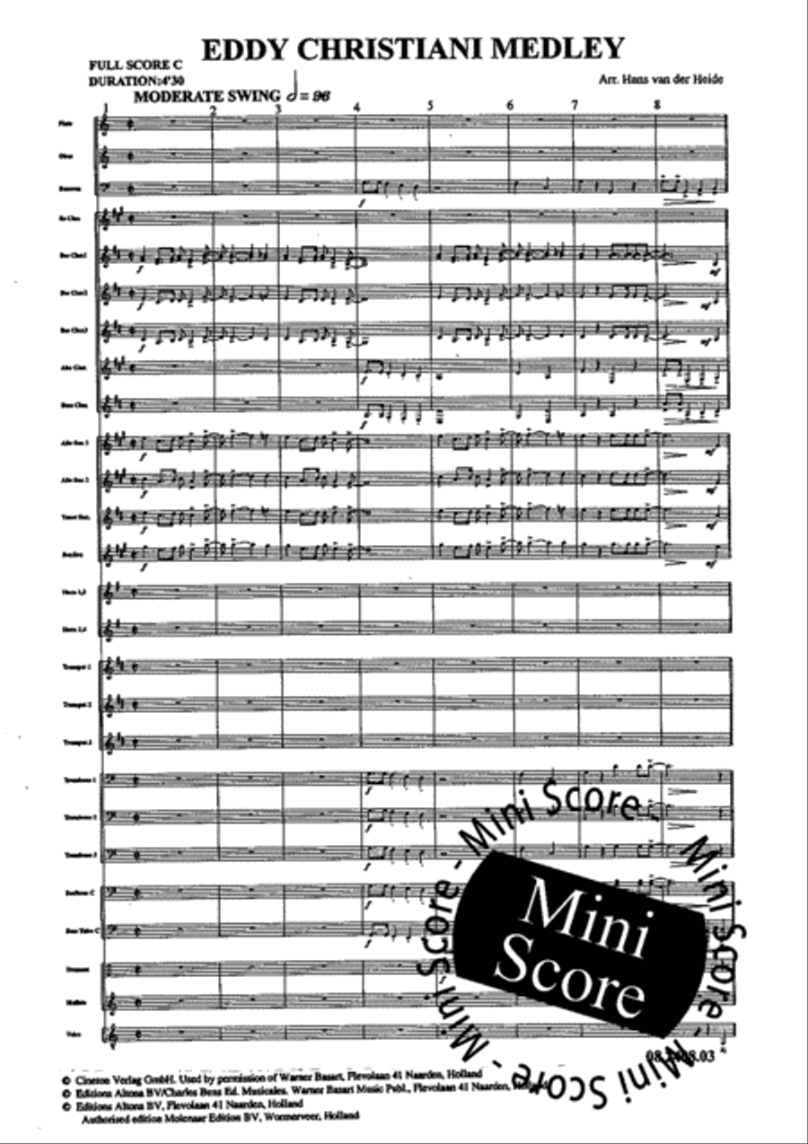 Eddy Chistiani Medley Mixed Choir scores gallery preview page 5