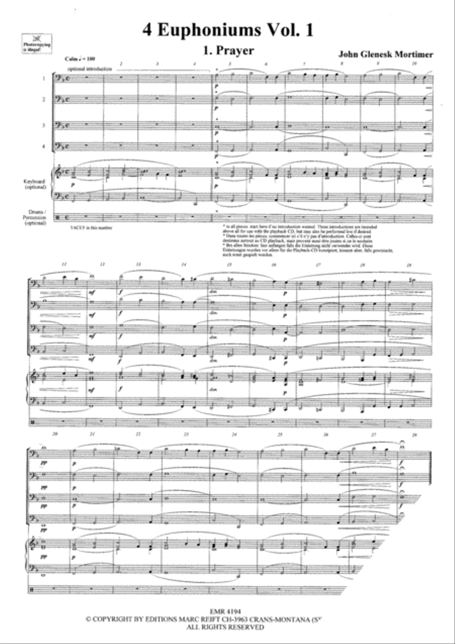 Quartets Volume 1 Quartets Volume 1 Euphonium Quartet scores gallery preview page 3