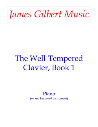 Book cover for The Well-Tempered Clavier, Book 1
