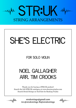 Book cover for She's Electric