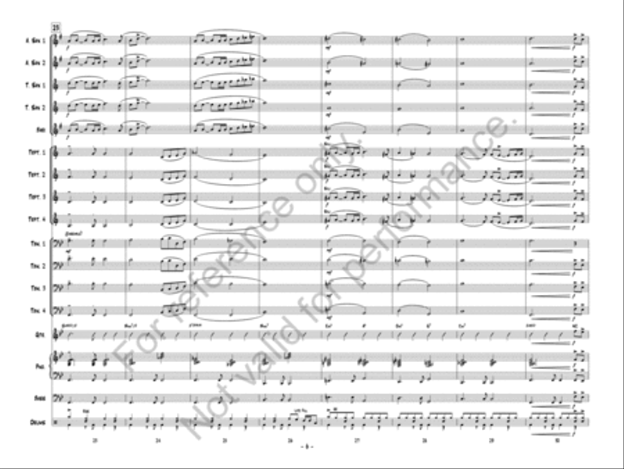 Somewhere In The Moonlight Jazz Ensemble scores gallery preview page 7