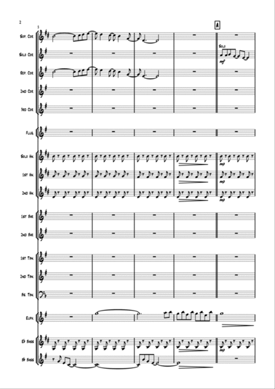 Eleanor Rigby Brass Band scores gallery preview page 2