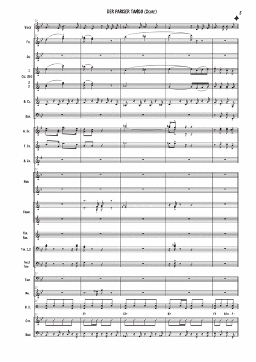 Der Pariser Tango (Score and Parts) image number null