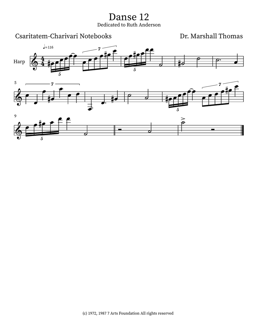 Danse 12 Small Ensemble scores gallery preview page 3