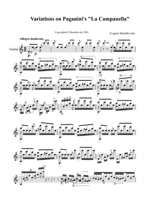Variation on Paganini's "La Campanella"