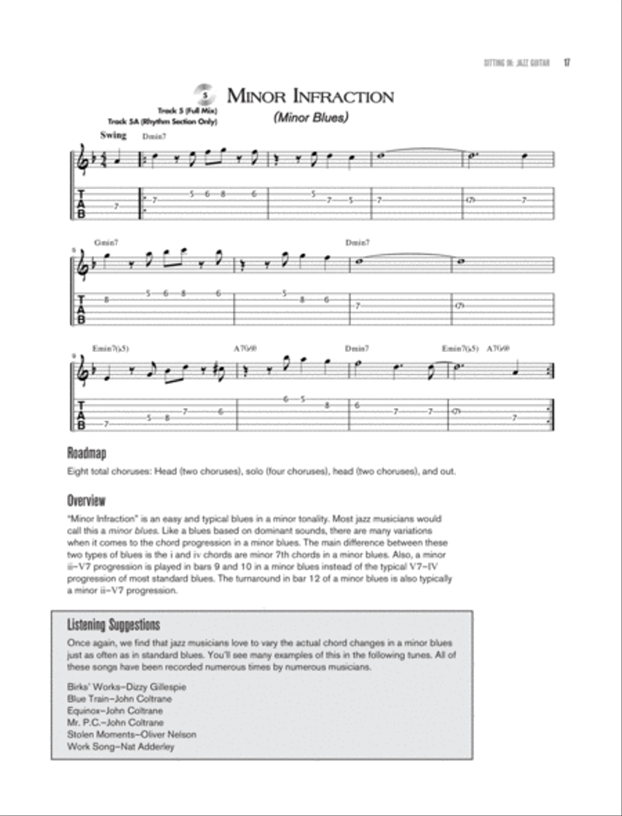 Sitting In -- Jazz Guitar Electric Guitar scores gallery preview page 3