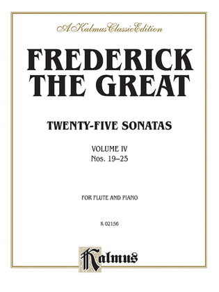 Book cover for Twenty-five Sonatas, Volume 4