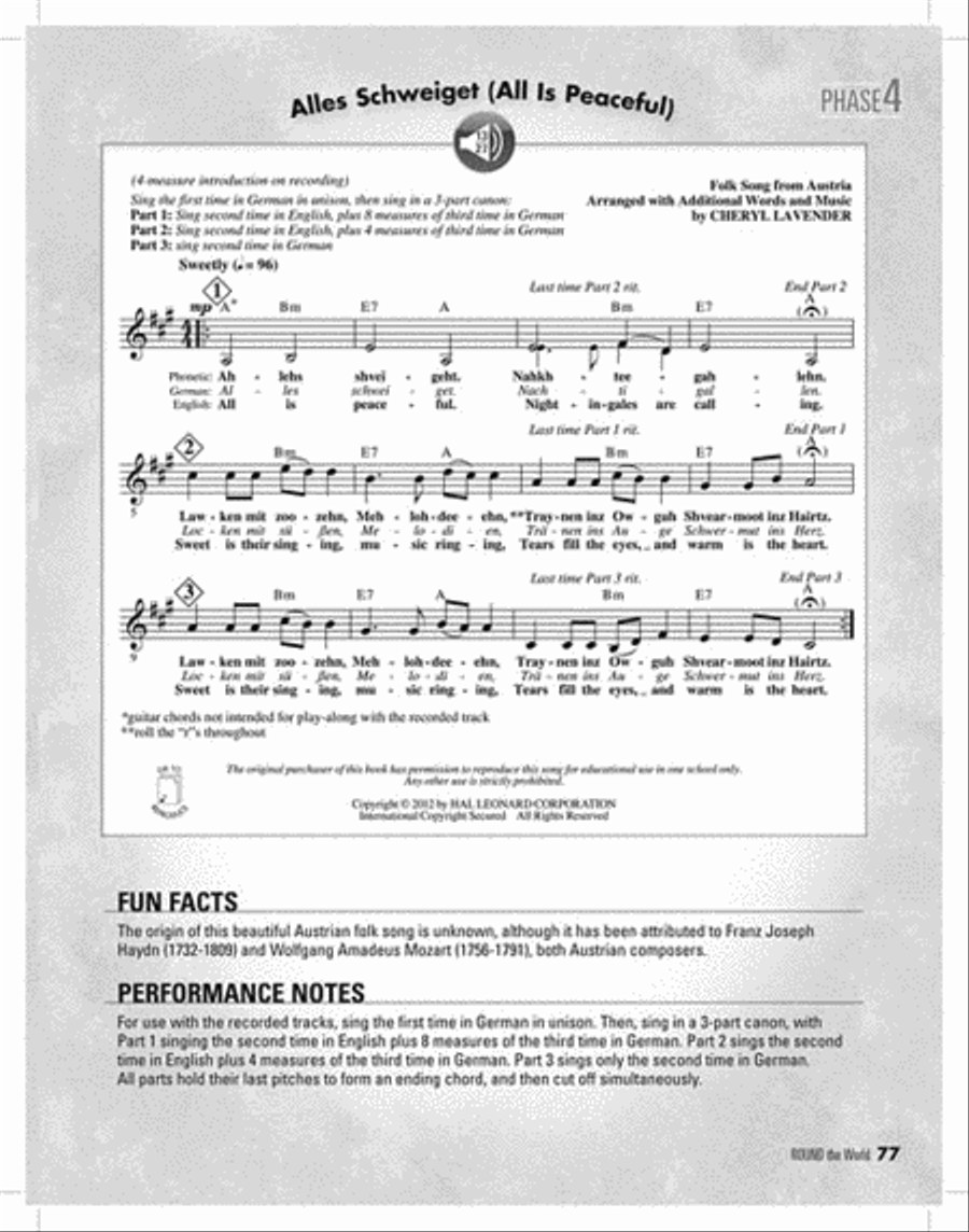 ROUND the World ROUND the World Choir scores gallery preview page 6
