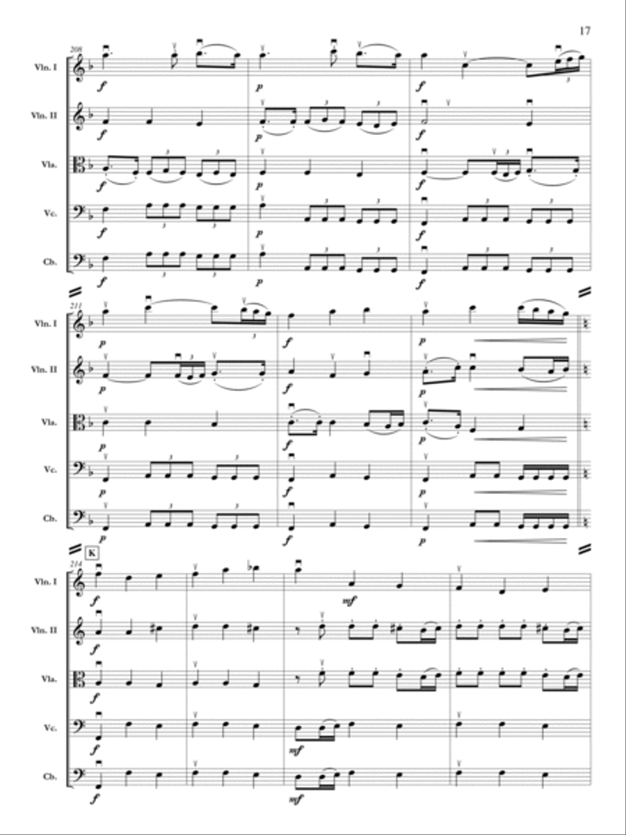 The Bells of St. Genevieve Orchestra scores gallery preview page 18