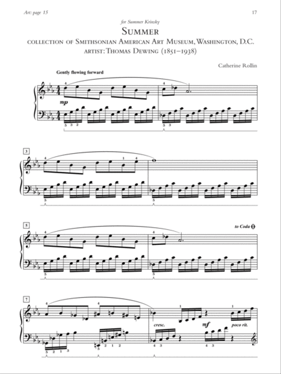 Museum Masterpieces, Book 4 Piano Solo scores gallery preview page 9