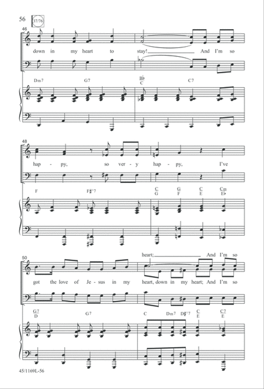 Simply Southern Gospel Simply Southern Gospel 3-Part scores gallery preview page 56