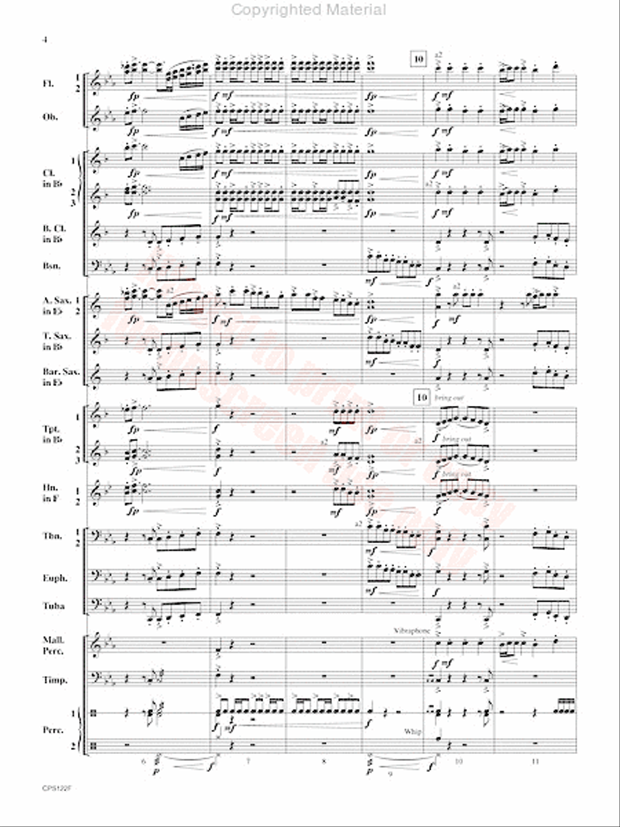Escape the Lost City Concert Band scores gallery preview page 5
