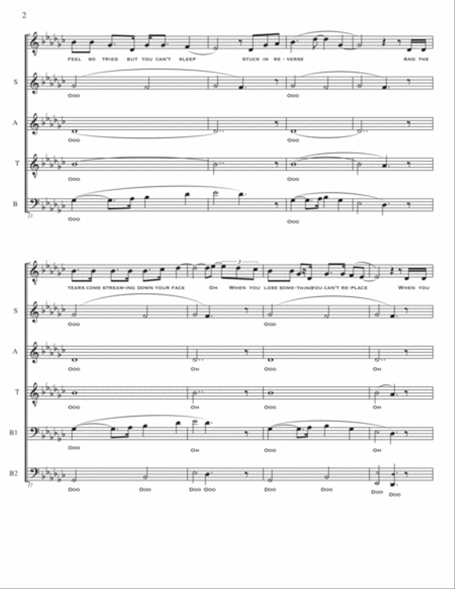 Fix You Fix You 4-Part scores gallery preview page 3