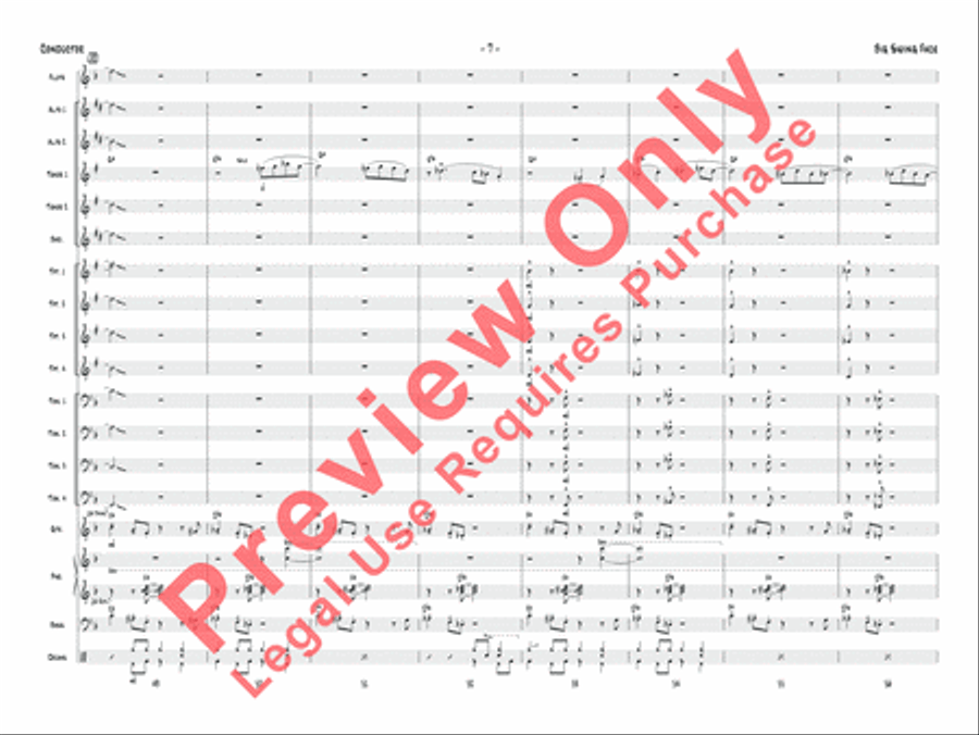 Big Swing Face Jazz Ensemble scores gallery preview page 10