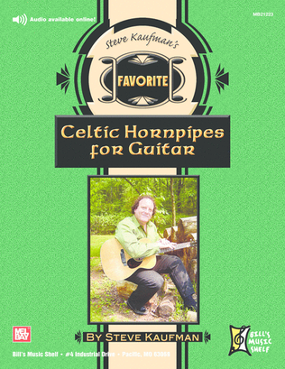 Book cover for Steve Kaufman's Favorite Celtic Hornpipes for Guitar
