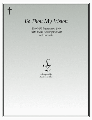 Book cover for Be Thou My Vision (treble Bb instrument solo)