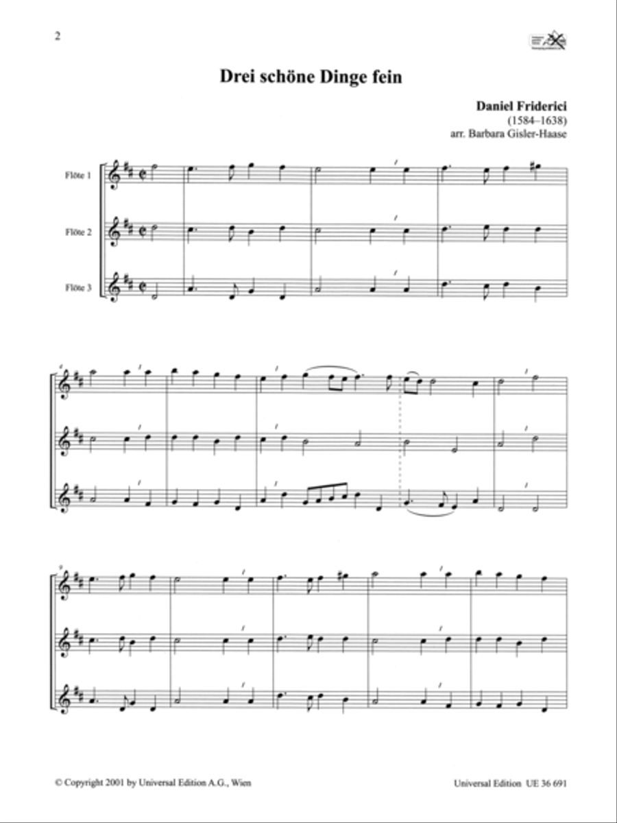 Curtain Up! Trios Flute Trio scores gallery preview page 2