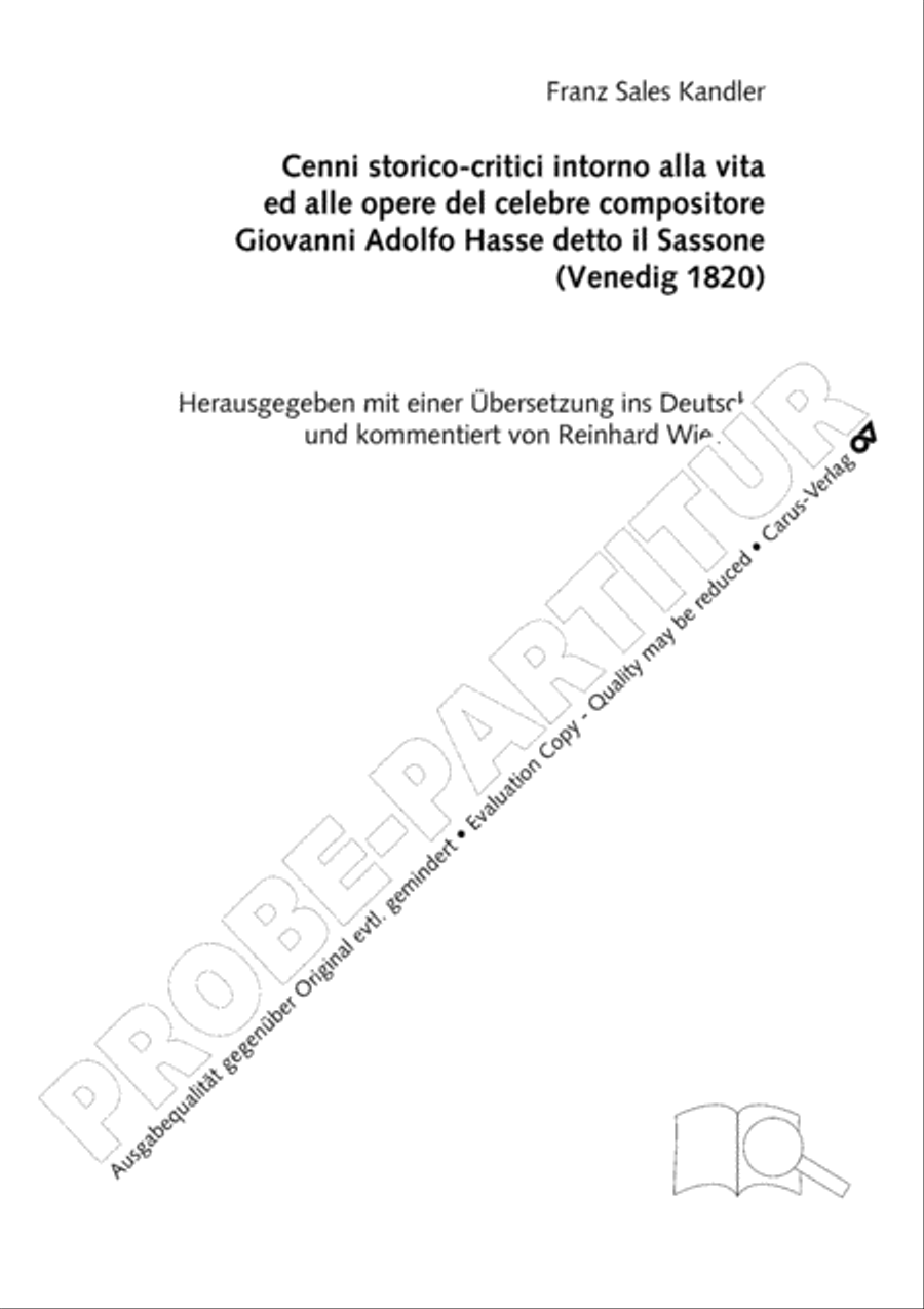 Hasse-Studien 8 Collection / Songbook scores gallery preview page 8