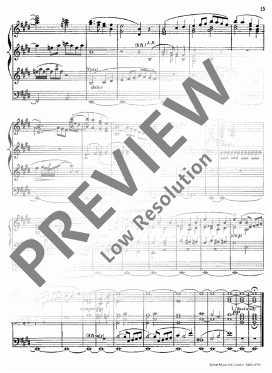 Siegfried-Idyll Organ scores gallery preview page 16