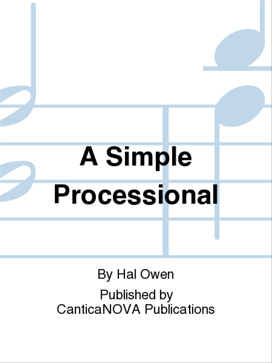 A Simple Processional 2-Part scores gallery preview page 1