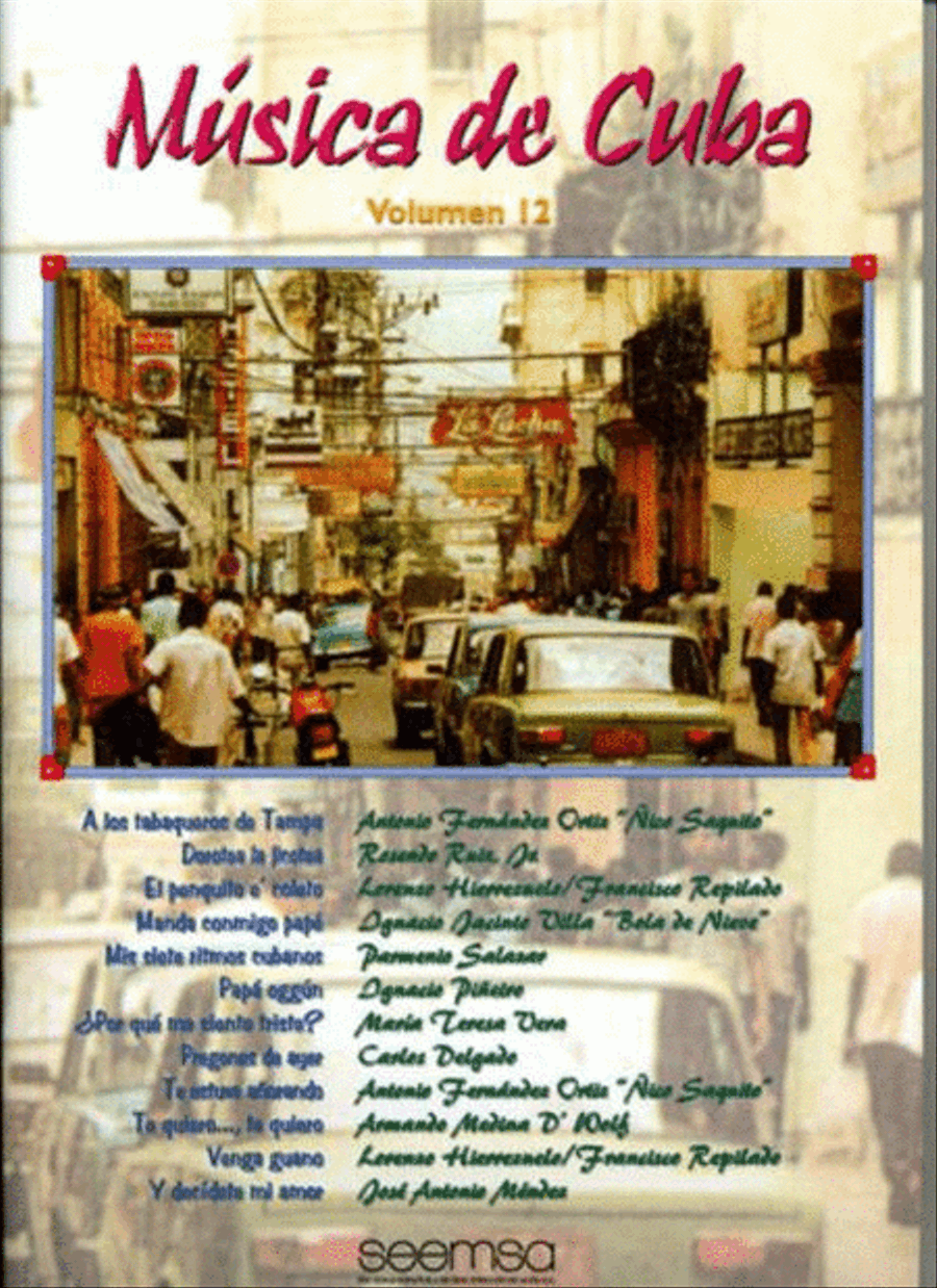 Music of Cuba Vol. 12 Voice scores gallery preview page 1