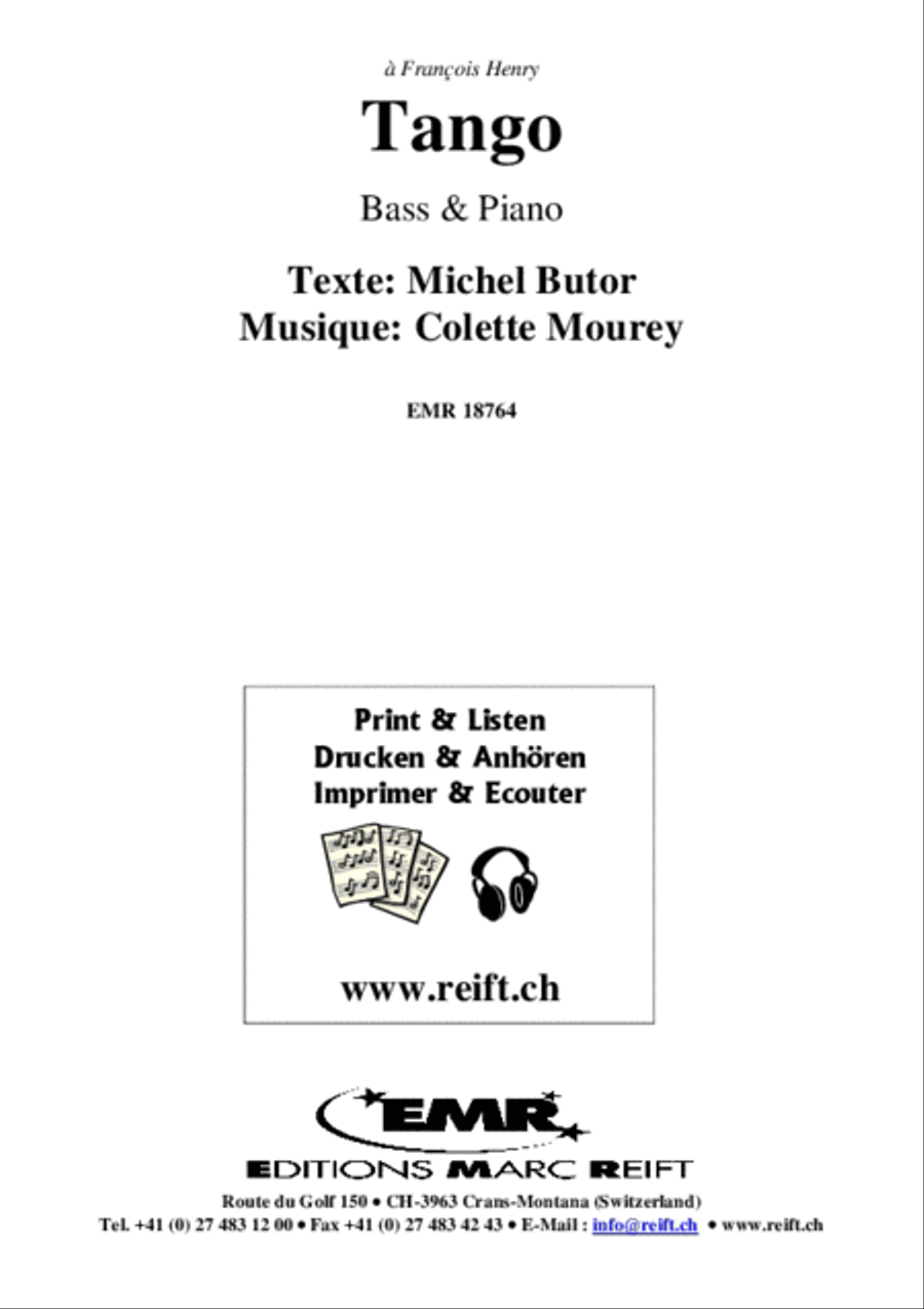 Tango Bass Voice scores gallery preview page 2
