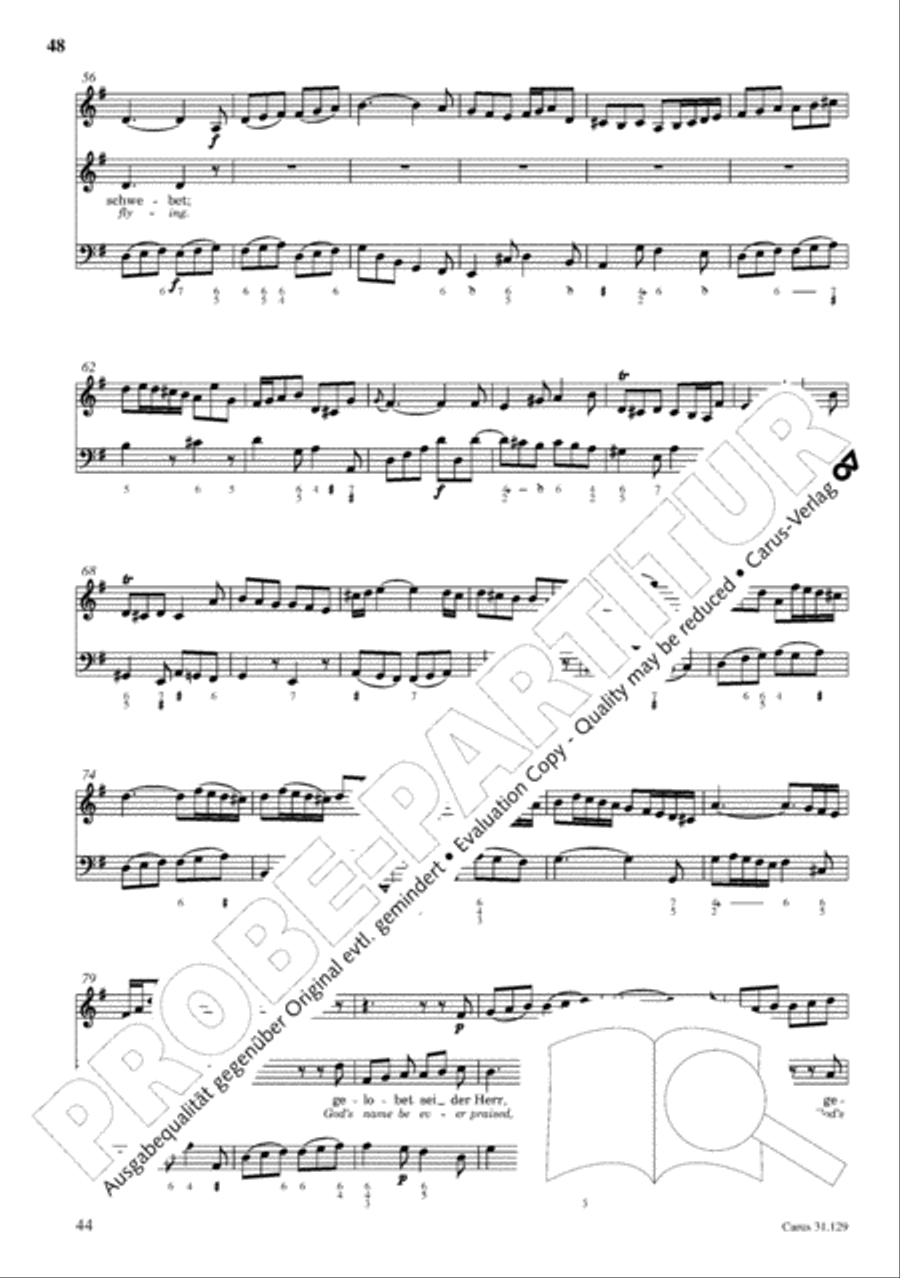 The Complete Sacred Vocal Works (Das geistliche Vokalwerk) Voice scores gallery preview page 49