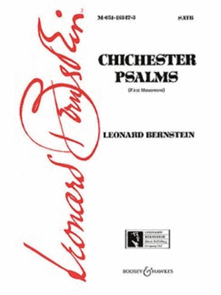 Book cover for Chichester Psalms