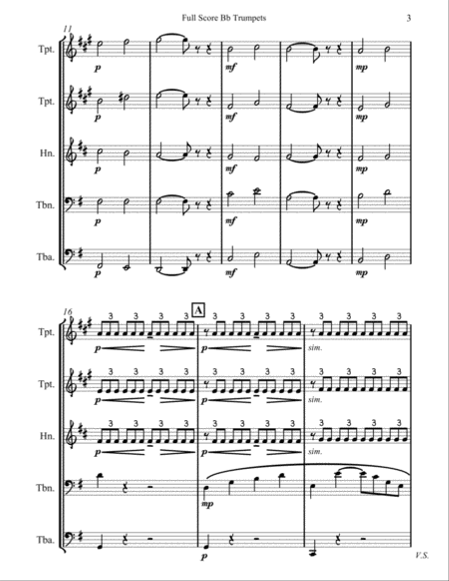 Judex Judex Brass Ensemble scores gallery preview page 3