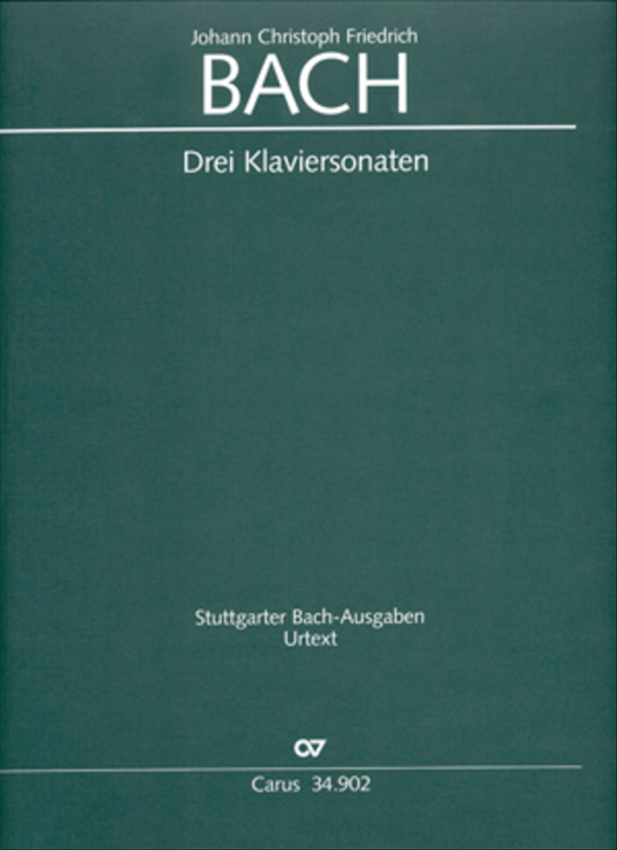 Drei Sonaten Drei Sonaten Voice scores gallery preview page 1