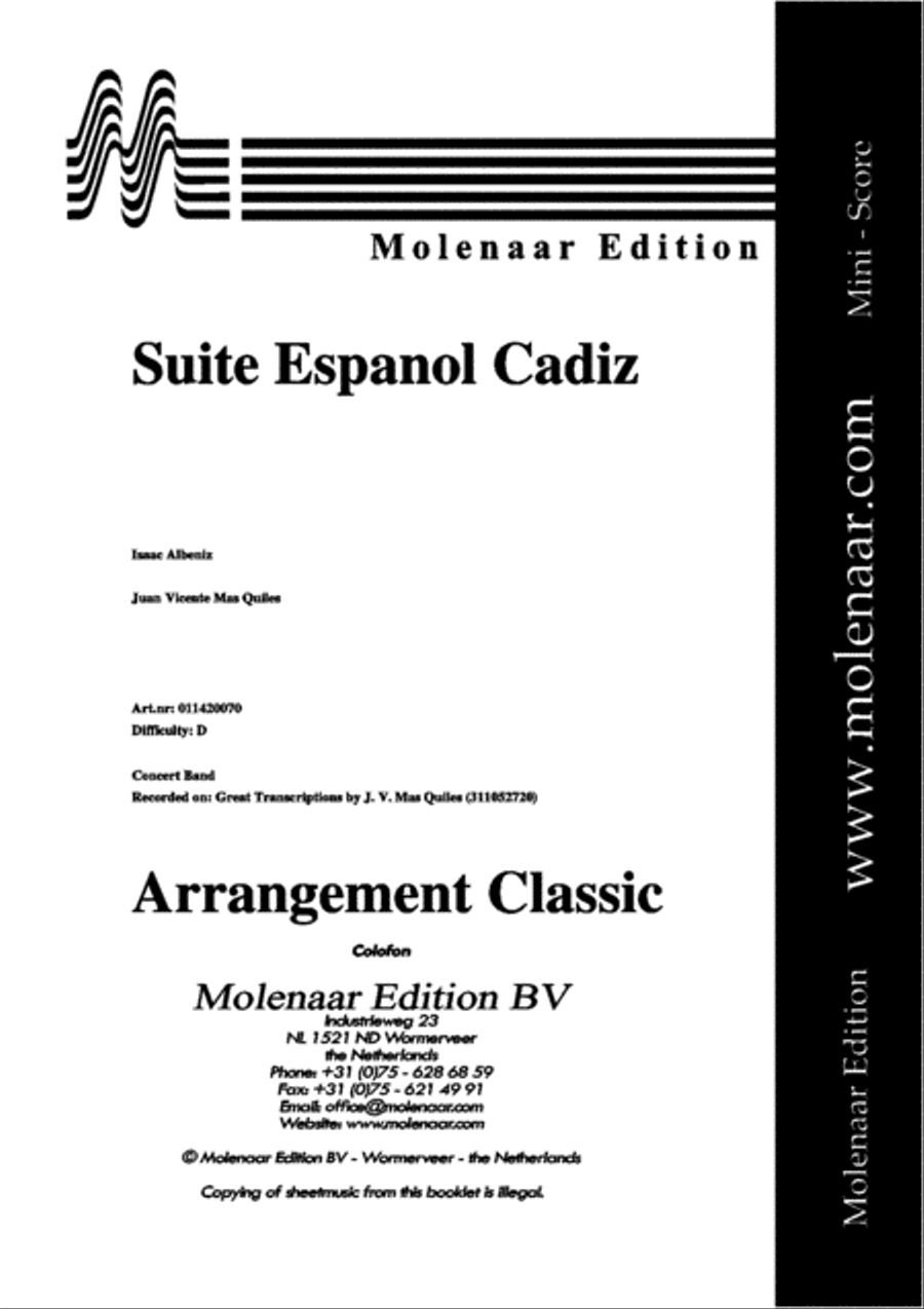 Cadiz Concert Band scores gallery preview page 2