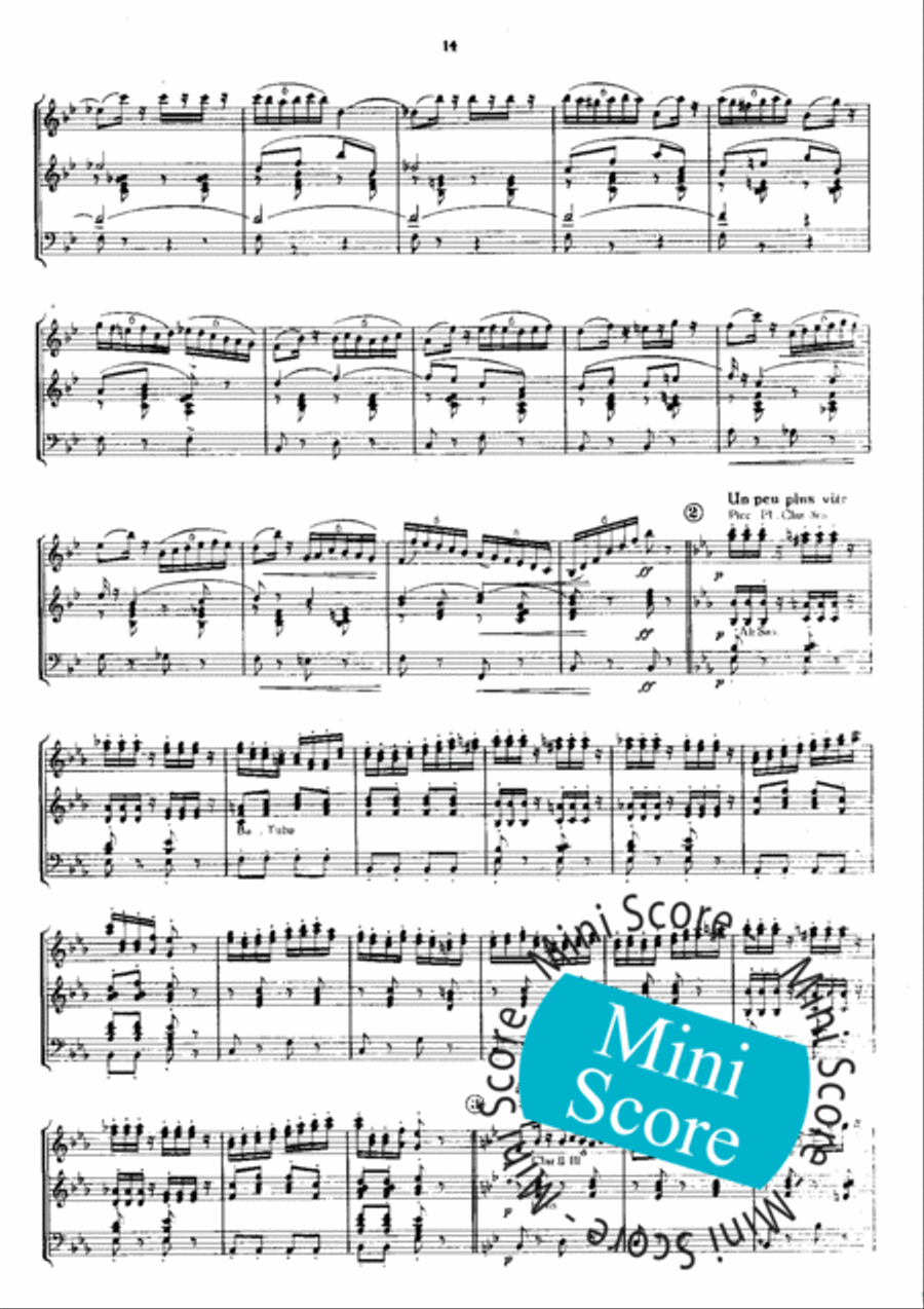 Faust Ballet Concert Band scores gallery preview page 18