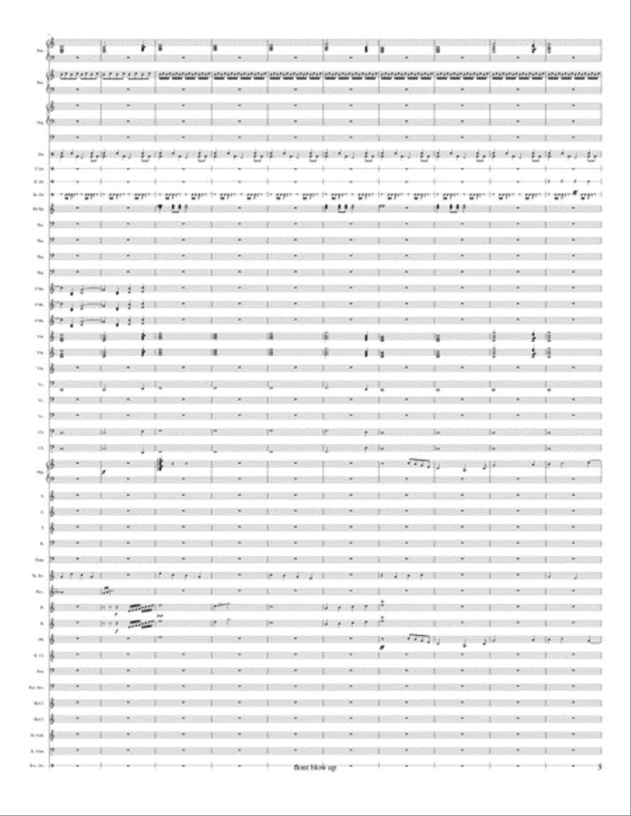 Blue Flower Concert Band scores gallery preview page 3
