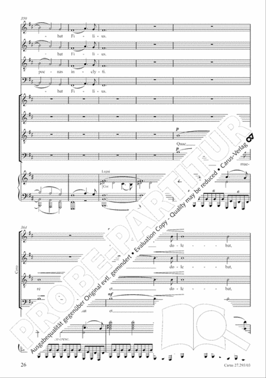 Stabat mater 4-Part scores gallery preview page 33