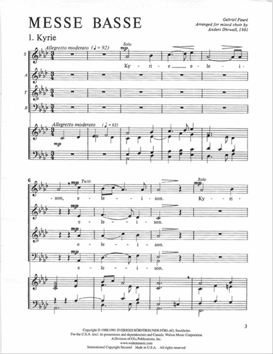 Messe Basse Messe Basse 4-Part scores gallery preview page 2