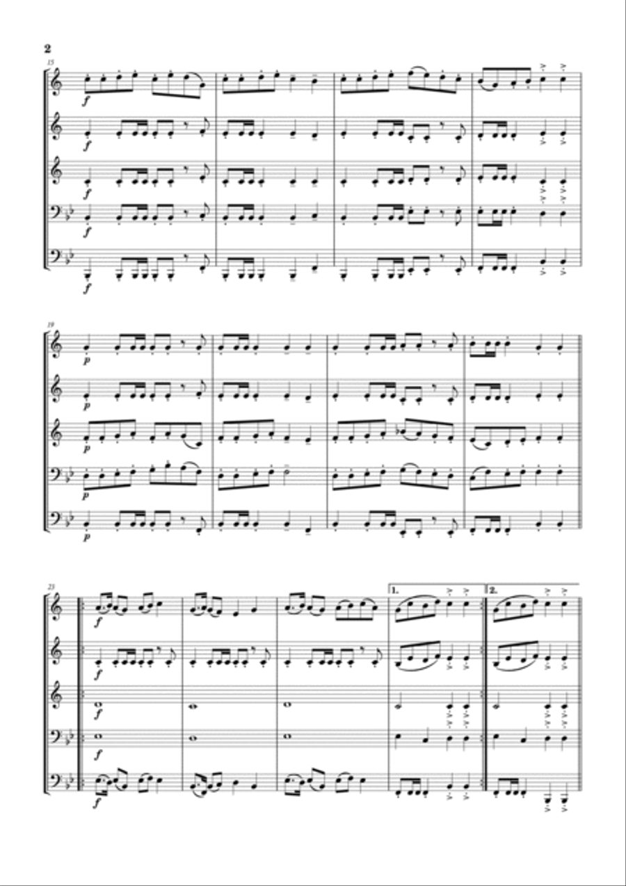 Yankee Doodle Brass Ensemble scores gallery preview page 3
