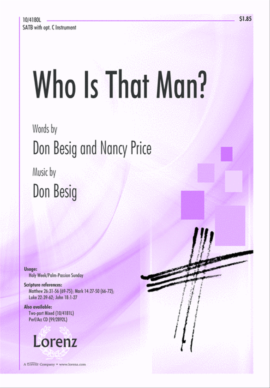 Who Is That Man? 4-Part scores gallery preview page 1