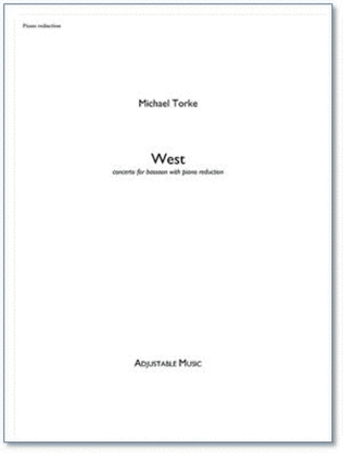 Book cover for West (piano reduction)
