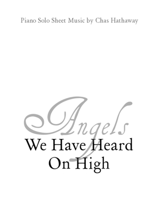 Book cover for Angels We Have Heard on High, Piano Solo